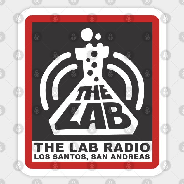 The Lab Radio Sticker by MBK